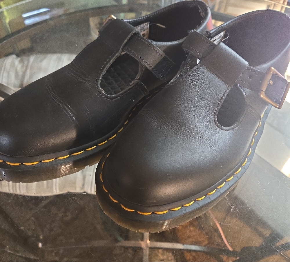 Dr. Martens Black Mary Jane Shoes - Picture 7 of 10